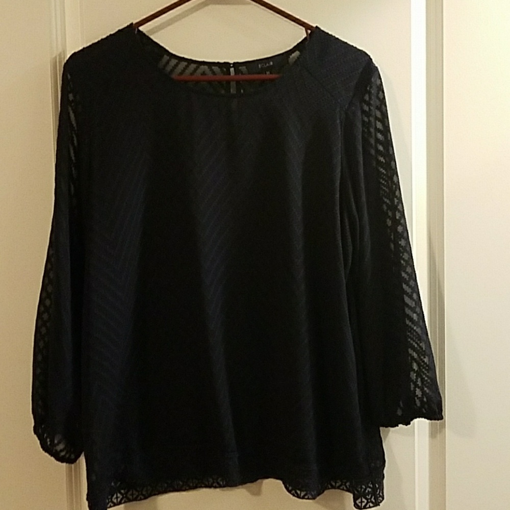 Eclair Navy Top